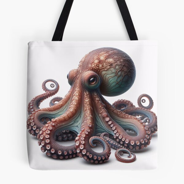 Item preview, Vivid octopus illustration showcasing intricate textures and dynamic form designed and sold by homydesign.
