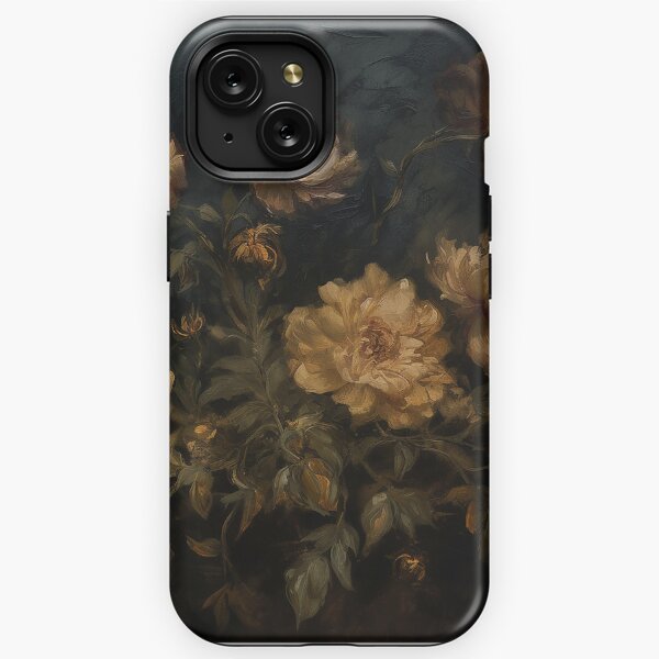 Item preview, Golden Floral Botanical Moody Art designed and sold by CopelandAndCo.