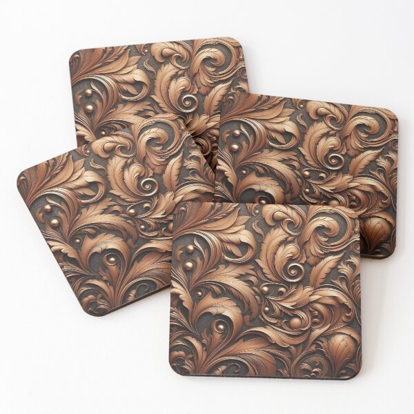 Item preview, Intricate golden swirls and patterns on a dark background designed and sold by homydesign.