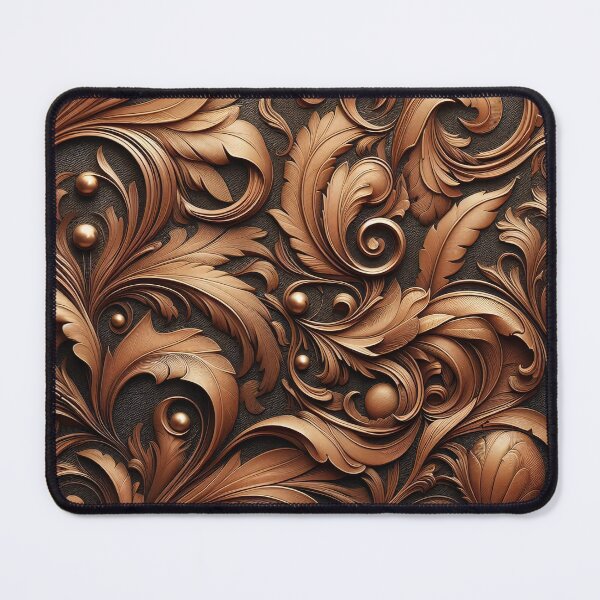 Item preview, Intricate golden swirls and patterns on a dark background designed and sold by homydesign.