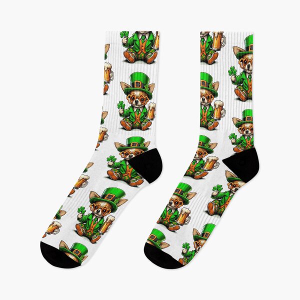 Item preview, Chihuahua Dog St Patrick's Day designed and sold by doodIllustrate.