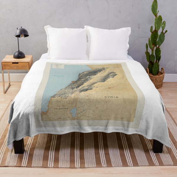 Item preview, 1983 Lebanon Shaded Relief 3D Map digitally-rendered designed and sold by ThinkAboutMaps.