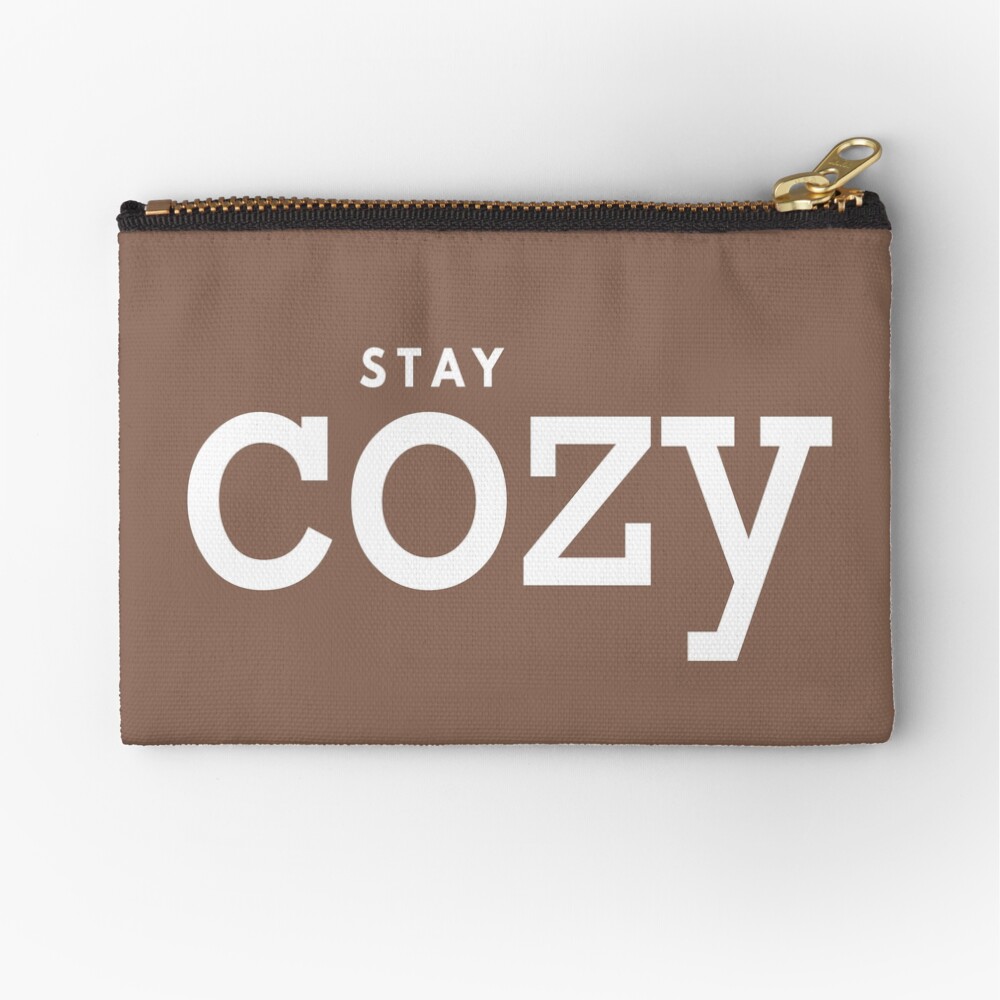 Back To School: Stay Cozy Zipper Pouch Back To School: Stay Cozy Zipper Pouch