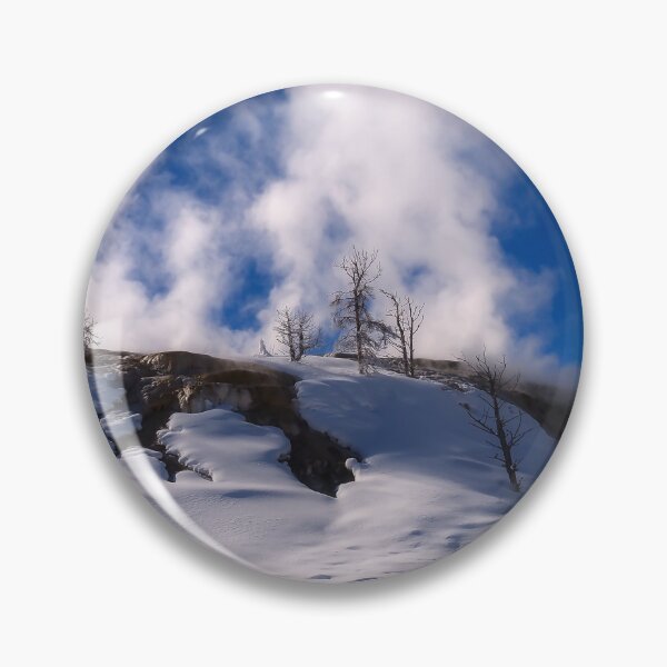 Item preview, Mammoth Hot Springs in Winter designed and sold by Alla Gill.