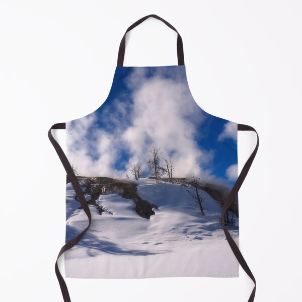 Item preview, Mammoth Hot Springs in Winter designed and sold by Alla Gill.