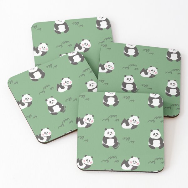Item preview, cute mischievous panda designed and sold by narae-co.