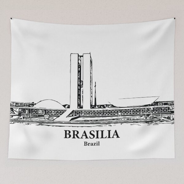 Item preview, Brasilia - Brazil designed and sold by Lakeric Cityscapes.