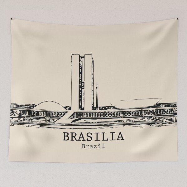 Item preview, Brasilia - Brazil designed and sold by Lakeric Cityscapes.