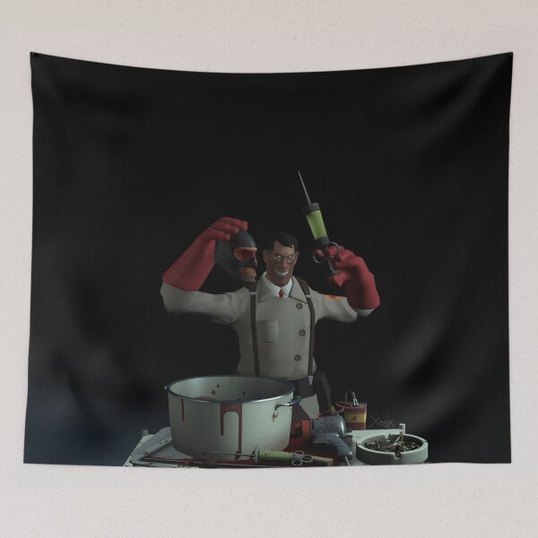 Item preview, Medic Team Fortress Two Re-Animator SFM Poster | TEAM FORTRESS TWO(2) FANART designed and sold by ★ susie xowie ★.