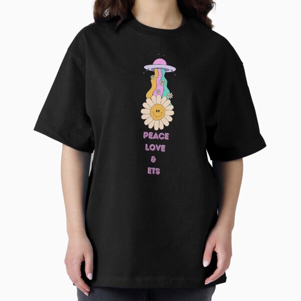 Aperçu de l'œuvre Paix, amour et extraterrestres créée et vendue par SoulBrandCo.