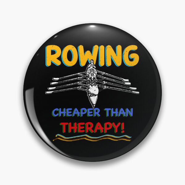 Item preview, Rowing Cheaper Than Therapy - Funny Rowing Artwork designed and sold by Michael van der Hoorn.