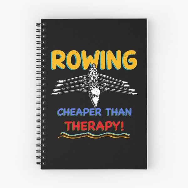 Item preview, Rowing Cheaper Than Therapy - Funny Rowing Artwork designed and sold by Michael van der Hoorn.