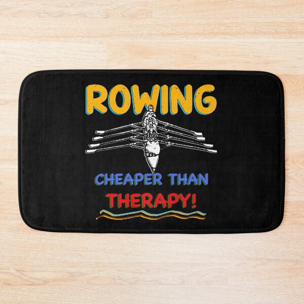 Item preview, Rowing Cheaper Than Therapy - Funny Rowing Artwork designed and sold by Michael van der Hoorn.