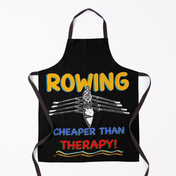 Item preview, Rowing Cheaper Than Therapy - Funny Rowing Artwork designed and sold by Michael van der Hoorn.