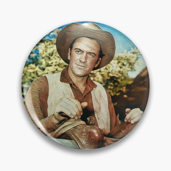 Item preview, James Arness as Marshal Dillon in Gunsmoke - Oil Painting designed and sold by deusrex007.