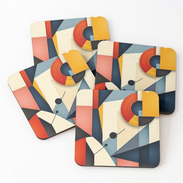 Item preview, Cubistic abstract pattern designed and sold by Cartoon Basketball.