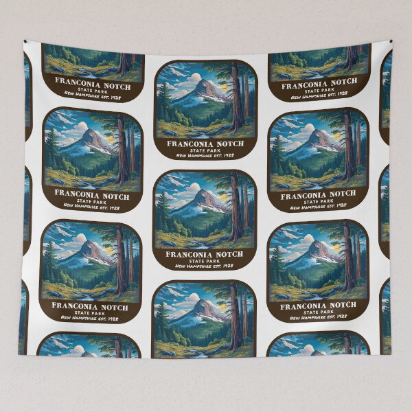 Item preview, Vintage Franconia Notch State Park (New Hampshire State Park) designed and sold by RabbitK.