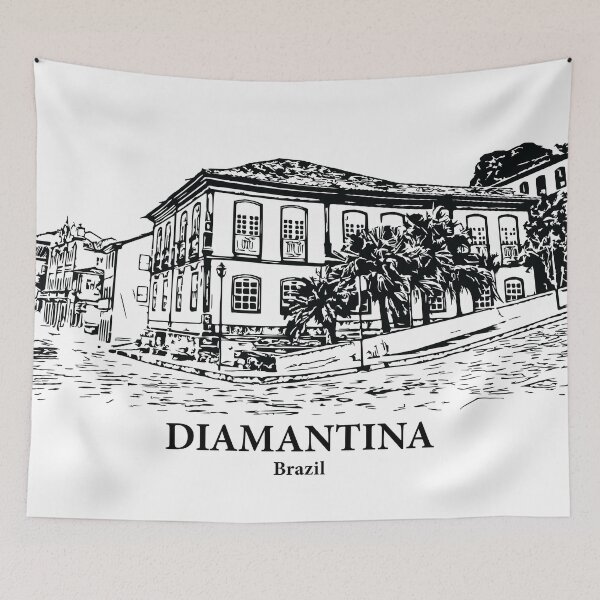 Item preview, Diamantina - Brazil designed and sold by Lakeric Cityscapes.