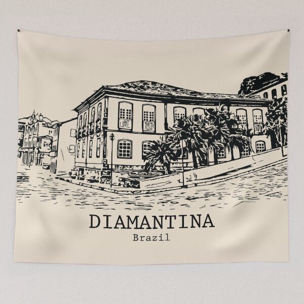 Item preview, Diamantina - Brazil designed and sold by Lakeric Cityscapes.