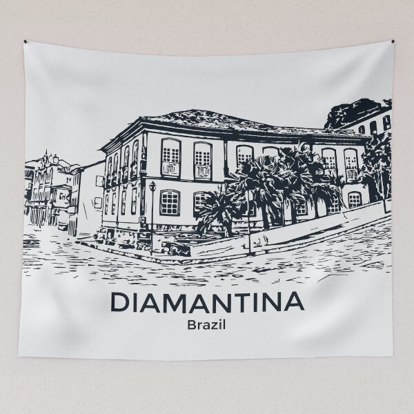 Item preview, Diamantina - Brazil designed and sold by Lakeric Cityscapes.