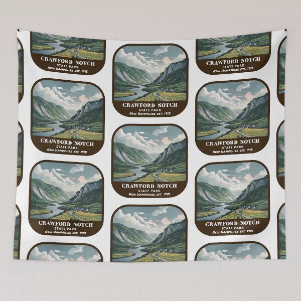 Item preview, Vintage Crawford Notch State Park (New Hampshire State Park) designed and sold by RabbitK.