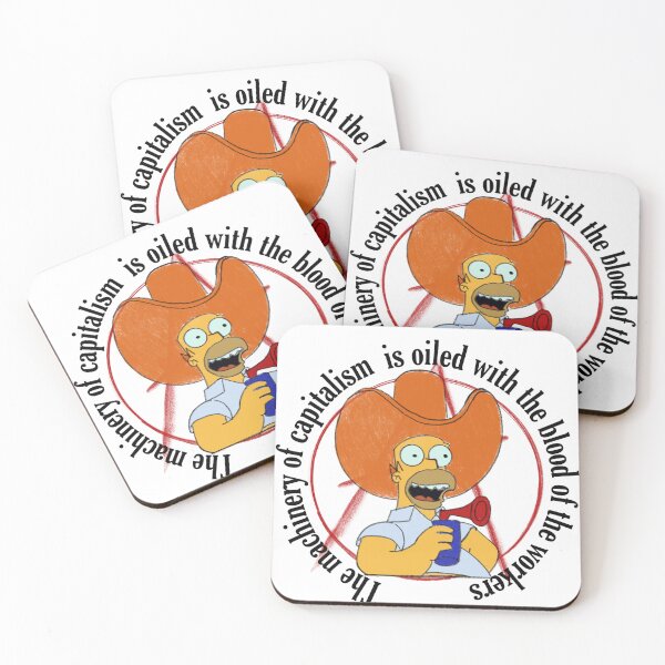 Item preview, The machinery of capitalism is oiled with the blood of the workers quote  designed and sold by booettebabe.