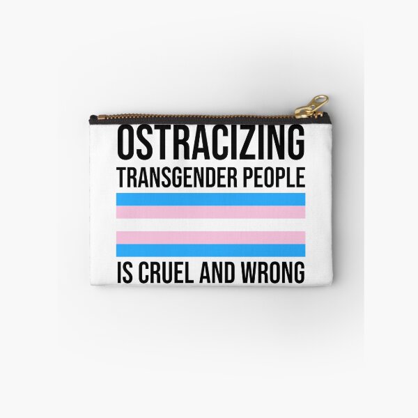 Item preview, Ostracizing transgender people is cruel and wrong  designed and sold by Rachel the Artist .
