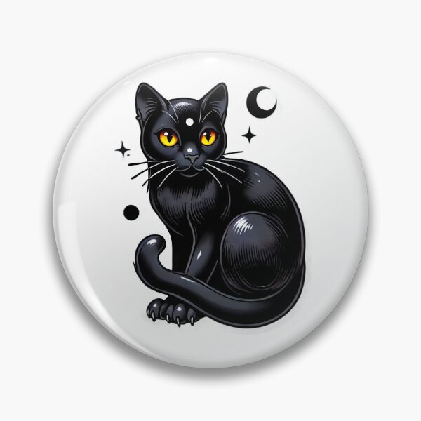 Item preview, Black cat are Good omens  designed and sold by Sonukola.