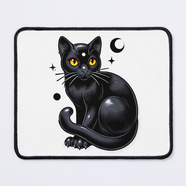 Item preview, Black cat are Good omens designed and sold by Sonukola.