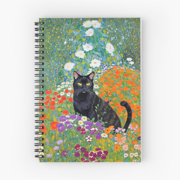 Item preview, Klimt Flower Garden Cat designed and sold by maniacfitness.