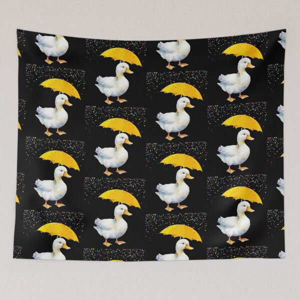Item preview, Cute Duck with Umbrella  designed and sold by Agu210.
