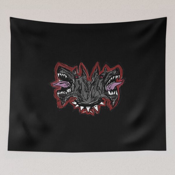 Item preview, Two-headed Dog Pitfighter (Colored) designed and sold by Night District.