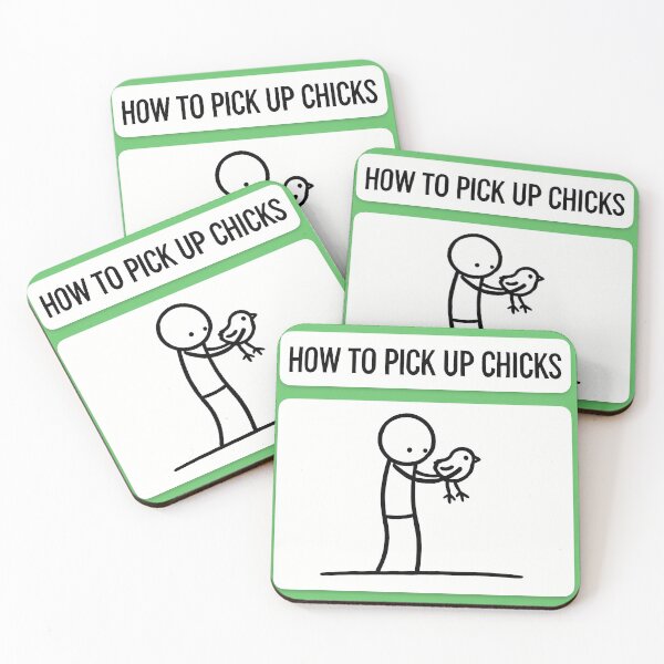 Item preview, How to Pick Up Chicks designed and sold by Orca Chuckle Studios.