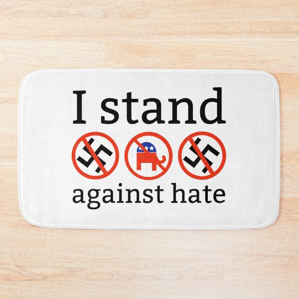 Item preview, I stand against hate  designed and sold by Rachel the Artist .