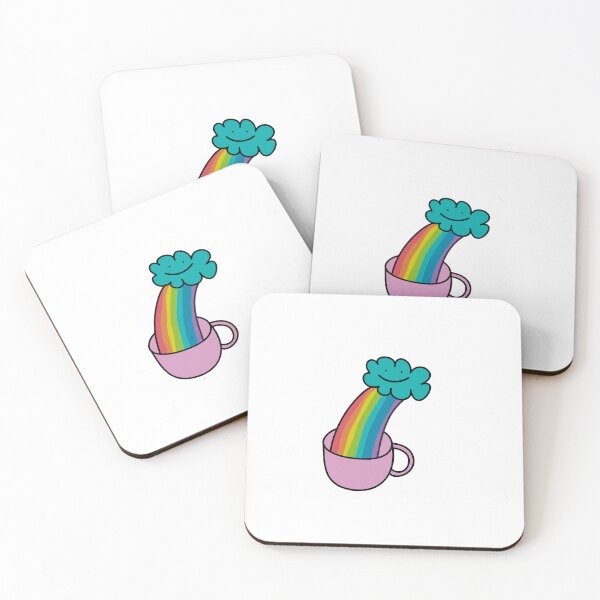 Item preview, Rainbow Cup Design with Blue Cloud, Proud Celebration, Fun Design designed and sold by PrismPulse415.