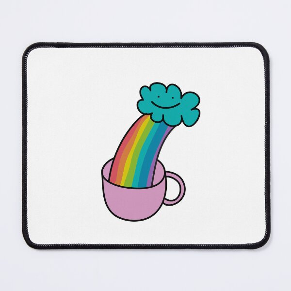 Item preview, Rainbow Cup Design with Blue Cloud, Proud Celebration, Fun Design designed and sold by PrismPulse415.