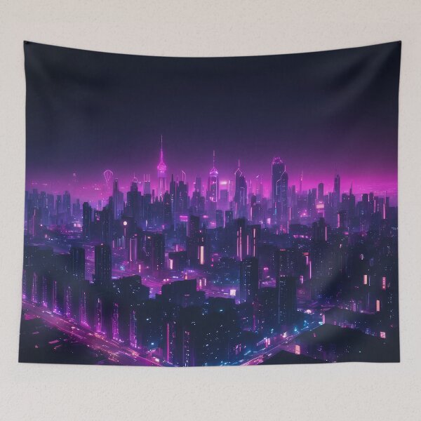 Item preview, Cyberpunk City Skyline designed and sold by papi1998.