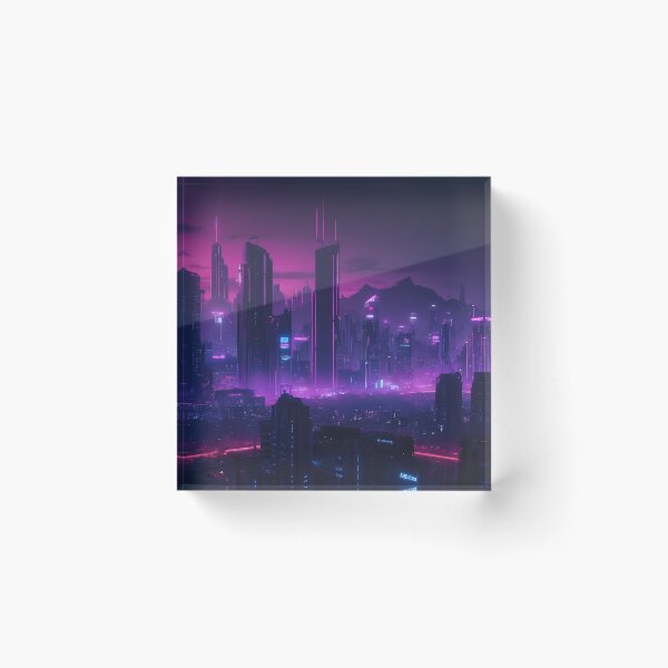 Item preview, Cyberpunk City Skyline designed and sold by papi1998.
