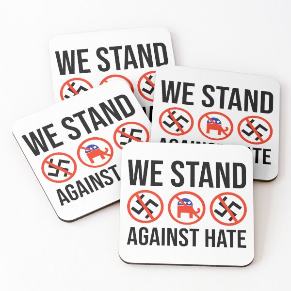 Item preview, We stand against hate  designed and sold by Rachel the Artist .