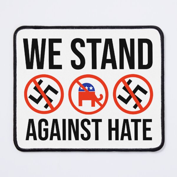 Item preview, We stand against hate  designed and sold by Rachel the Artist .