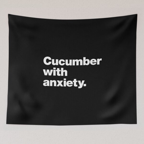 Item preview, Cucumber with anxiety. designed and sold by chestify.
