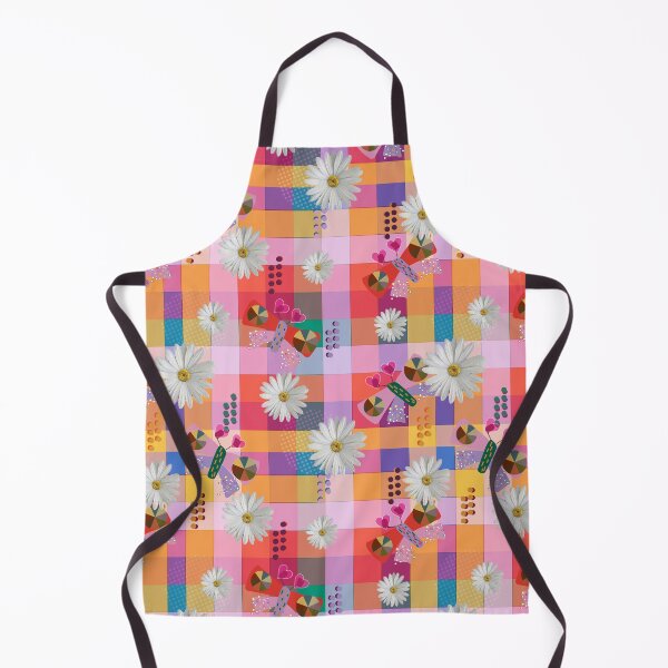 Item preview, Pink purple retro flower collage designed and sold by Navitaloves.