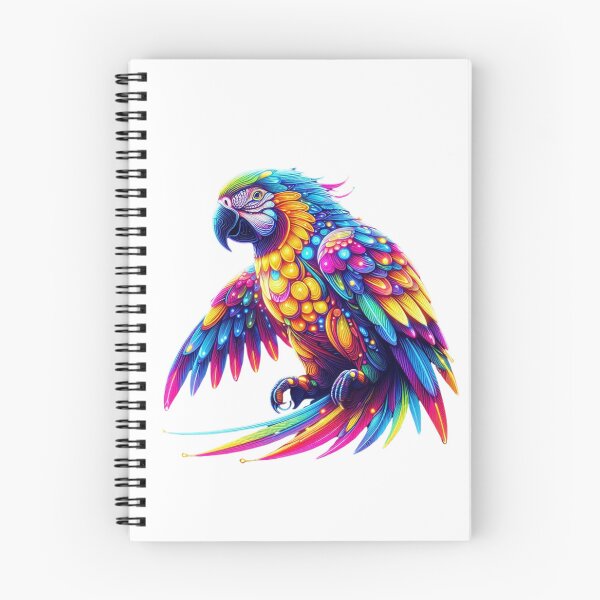 Item preview, Colorful glowing parrot designed and sold by GloriousArtSKD.