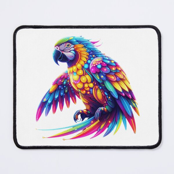 Item preview, Colorful glowing parrot designed and sold by GloriousArtSKD.