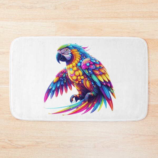 Item preview, Colorful glowing parrot designed and sold by GloriousArtSKD.