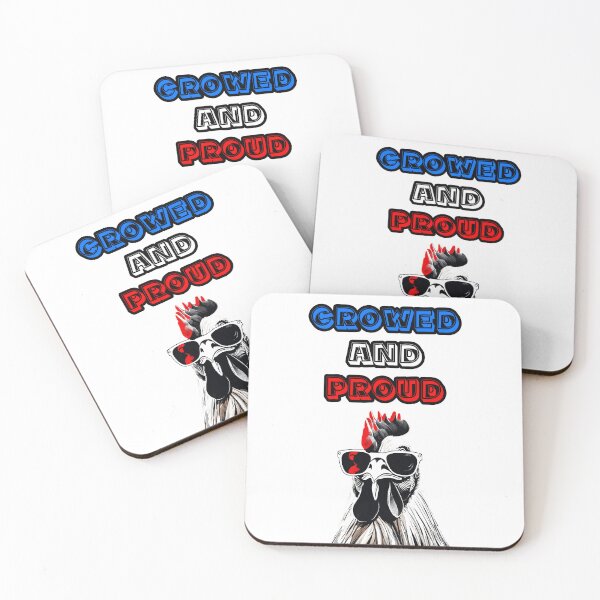 Item preview, Crowed and Proud - Rooster quotes 1 designed and sold by Tom-Johnson.