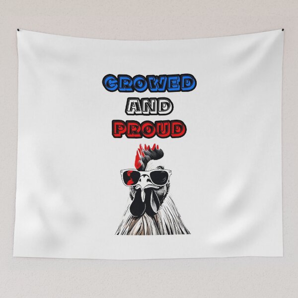 Item preview, Crowed and Proud - Rooster quotes 1 designed and sold by Tom-Johnson.