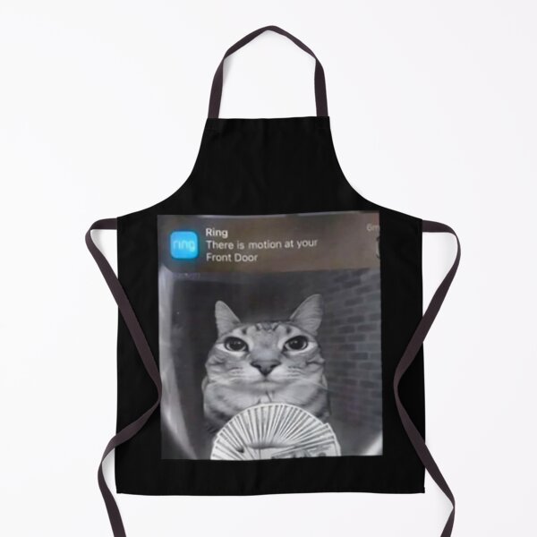 Item preview, Ring Doorbell Cat - Funny Feline Motion Alert - Humorous Home Security Meme designed and sold by Damcoc.