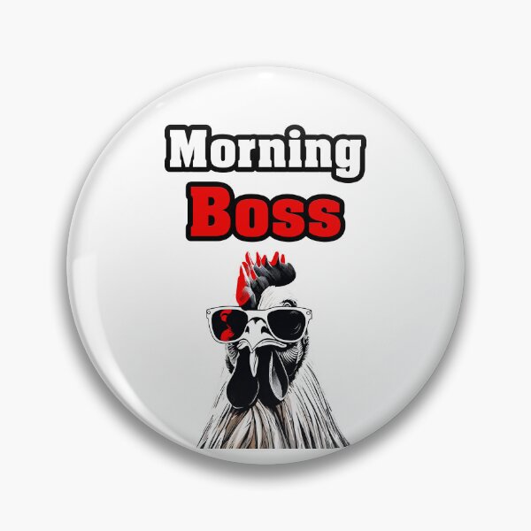 Item preview, Morning Boss - Rooster quotes 1 designed and sold by Tom-Johnson.