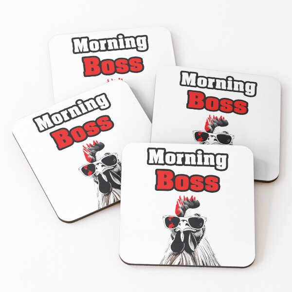 Item preview, Morning Boss - Rooster quotes 1 designed and sold by Tom-Johnson.